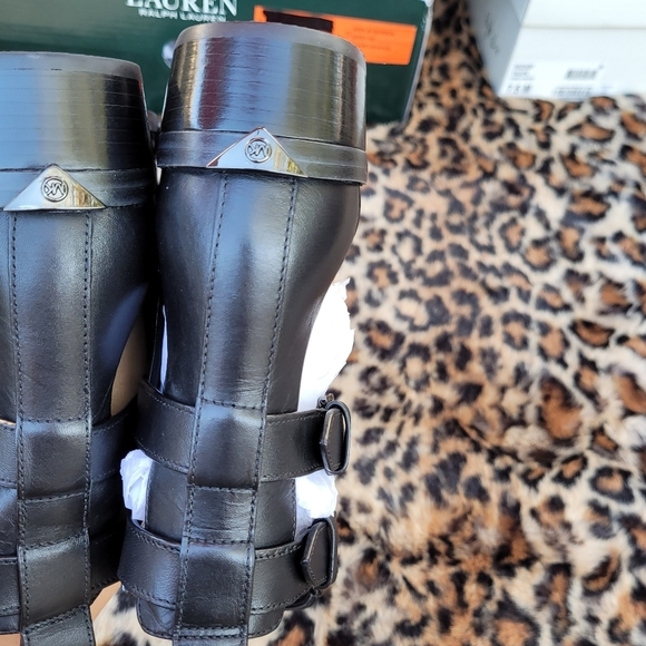 Michael Kors Radley Black Leather Pointed Toe Boots Sz 6.5 - Picture 13 of 16